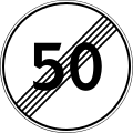 3.25.1 End of the maximum speed limit zone