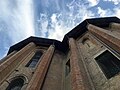 Vista esterna dell'abside, sul retro della Piazza San Domenico