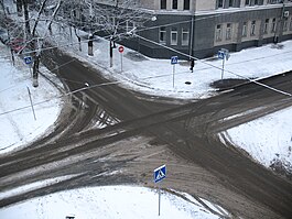 Skrzyżowanie w Charkowie