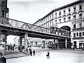 U-Bahndurchfahrt in Berlin's Dennewitzstraße (1905)