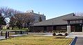 Richland Police Station in foreground. Federal offices and courthouse in the background (white building). (January 2006)