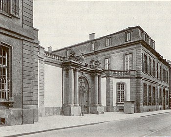 Das Palais Thurn und Taxis in Frankfurt, Sitz des Bundestages 1815–1866
