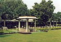 The spot where Gandhi was brutally shot by a member of his own religion.