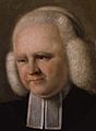 George Whitfield, Evanjelist Metodizm'in kurucusu. 18. yüzyıl Amerikası'nda fikirleri son derece popüler olmuştur.