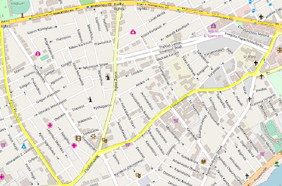 Location map Agia Zoni