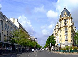 Der Boulevard des Italiens, Sicht vom Boulevard Montmartre