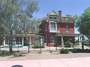 The Niels Petersen House was built in 1892 and is located at 1414 W. Southern Ave. in Tempe, Az. The house was built in 1892 by Niels Petersen, a Danish immigrant who came to Tempe in 1871. He developed a ranch with substantial land holdings, was president of the Farmers and Merchants Bank, co-founder of the Methodist Episcopal Church, and a representative at the 18th Territorial Legislature. Creighton, the architect, worked for many years in Arizona, and among his extant works are the Pinal County Courthouse, Old Main at the University of Arizona, and the Tempe Hardware Building on Mill Avenue in Tempe. It was listed in the National Register of Historic Places on January 5, 1978 reference #78000553.