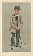 Thomas Hardy caricature by Leslie Ward in the 4 June 1892 issue