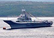 INS «Vikramaditya» i russisk farvann, juli 2012.