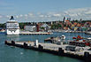 Gotland: Visby-Hafen mit Altstadt