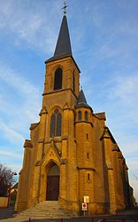 The church in Kuntzig