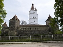 Biserica fortificată din Hărman Macheta fortificaţiei din Hărman Planul ansamblului fortificat