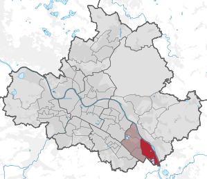 Lage des statistischen Stadtteils Kleinzschachwitz in Dresden