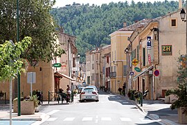 The main street of Meyrargues