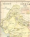 1765. Map of the region and environs of present-day Pakistan 1765, during the reign of Ahmad Shah Durrani.