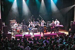 Ocho de Bastos performing at The State Theatre, Washington DC Metro area.