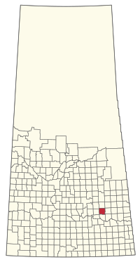 Location of the RM of Tullymet No. 216 in Saskatchewan