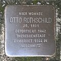 Stolperstein in S-West für Otto Rothschild (24. September 2019)