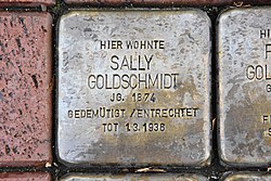 Stolperstein für Sally Goldschmidt