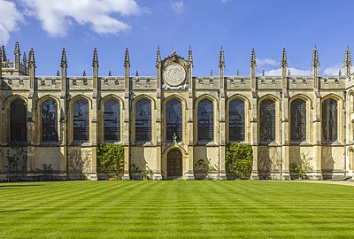 The Codrington Library of All Souls College, named after Christopher Codrington and completed in 1751