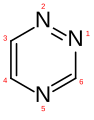 1,2,5-triazină (incorect)