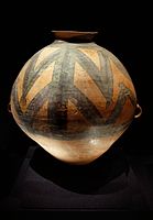Painted pot with frog motifs, Majiayao culture (2200–2000 BC)
