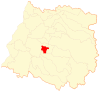 Location of the Villa Alegre commune in the Maule Region