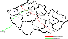 Verlauf der Trasse der IKL