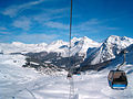 Aroser Dolomiten vom Hörnli Express gesehen