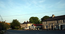 The R755 road passes through Annamoe