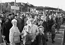 De opening van Islandstorget op 1 oktober 1944