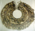 Floral collar found in tomb KV54, on display at the Metropolitan Museum of Art in New York City.