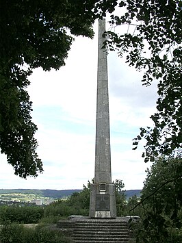 De obelisk in Mersch is het nationaal monument voor de onafhankelijkheid van het Groothertogdom Luxemburg.