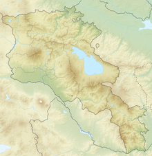 Reliefkarte: Armenien