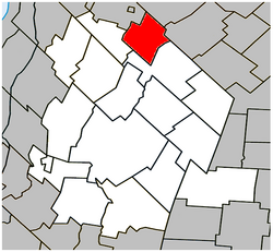 Location within Les Maskoutains RCM.