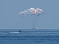 Pendaratan misi SpaceX Crew Dragon Demo-2.