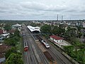 Foto udara Stasiun Prabumulih