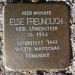 Stolperstein für Else Freundlich