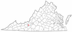 Location in the Commonwealth of Virginia