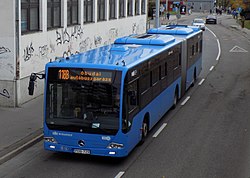 118B busz a Tavasz utcában