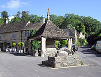 Castle Combe market cross