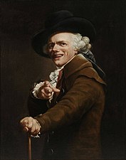 Joseph Ducreux (1735–1802) Self-portrait (c.1793) of the artist in the guise of a mocker