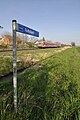 Fuchsbach neben der Bahnstrecke bei Lambsheim