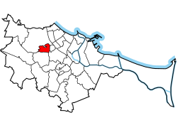 Location of VII Dwór within Gdańsk