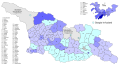 Percentage of votes for the Nine-party opposition alliance