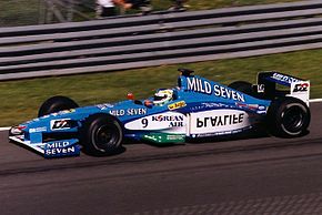 Giancarlo Fisichella kjører for Benetton i Canada Grand Prix 1999