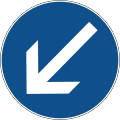 B47-1 Keep left