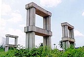 Bangkok Elevated Road and Train System viaduct between Bang Sue and Don Muang