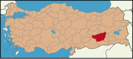 Türkiye haritasındaki yeri