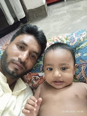 Me and my daughter Al Isra Khan